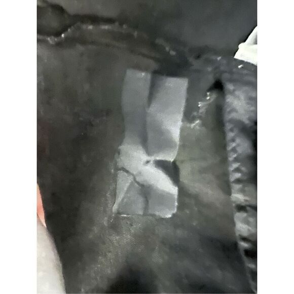 Youth Girls Zara Kids Paper Bag Distressed Black Denim Jean Skirt - Sz 11/12 - Picture 3 of 3